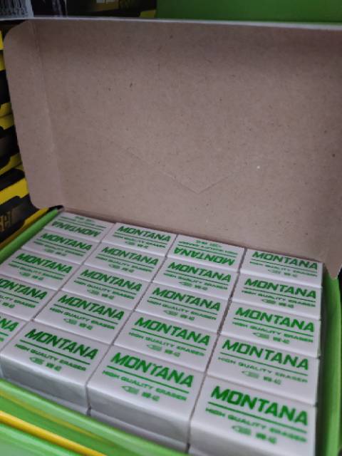 Eraser / Penghapus Montana MW-40 / 1 BOX 40 PCS