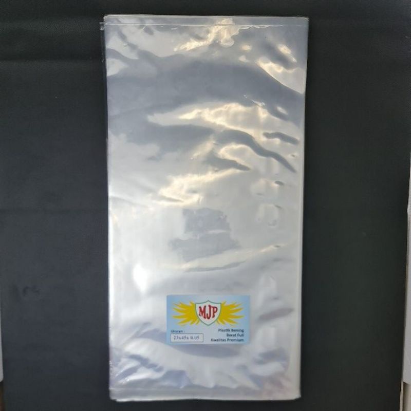 Plastik PP Bening MJP tebal 0.05 uk. 23x39 23x45