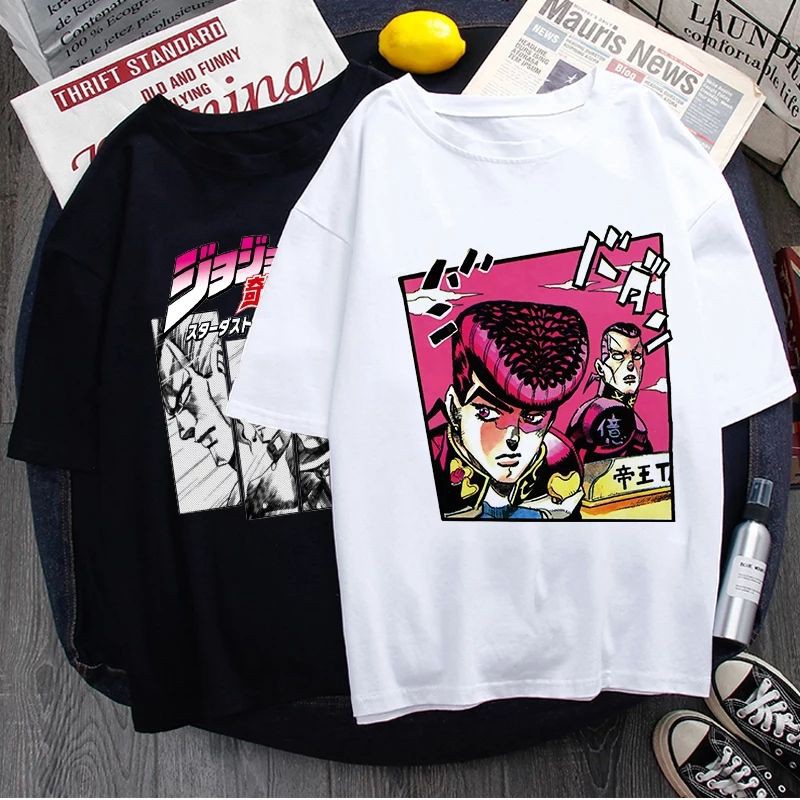 Baju Kaos Anime Jepang Logo Jojo bizzare adventure / jojo bizarre adventure tshirt