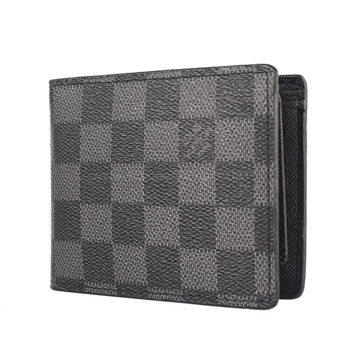 LV DAMIER BLACK | DOMPET KULIT PRIA IMPORT | MEN LEATHER WALLET READY