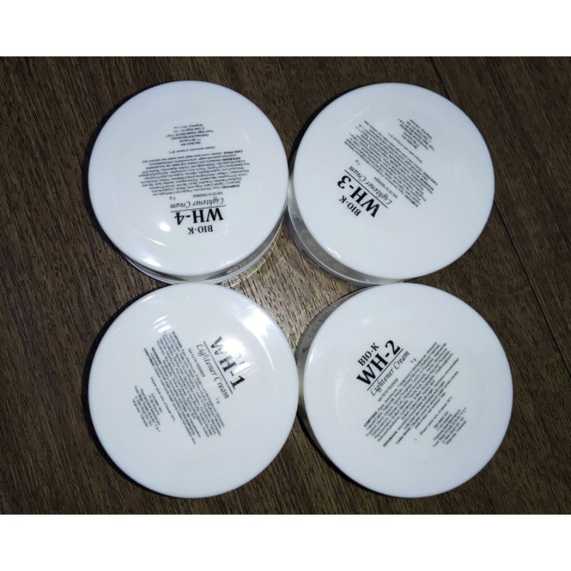 Wh1, wh2, wh3, wh4  Cream whitening Kusuma Beauty