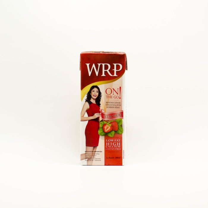 

WRP ON THE GO STRAW LOW FAT TP 200ML | SUSU UHT