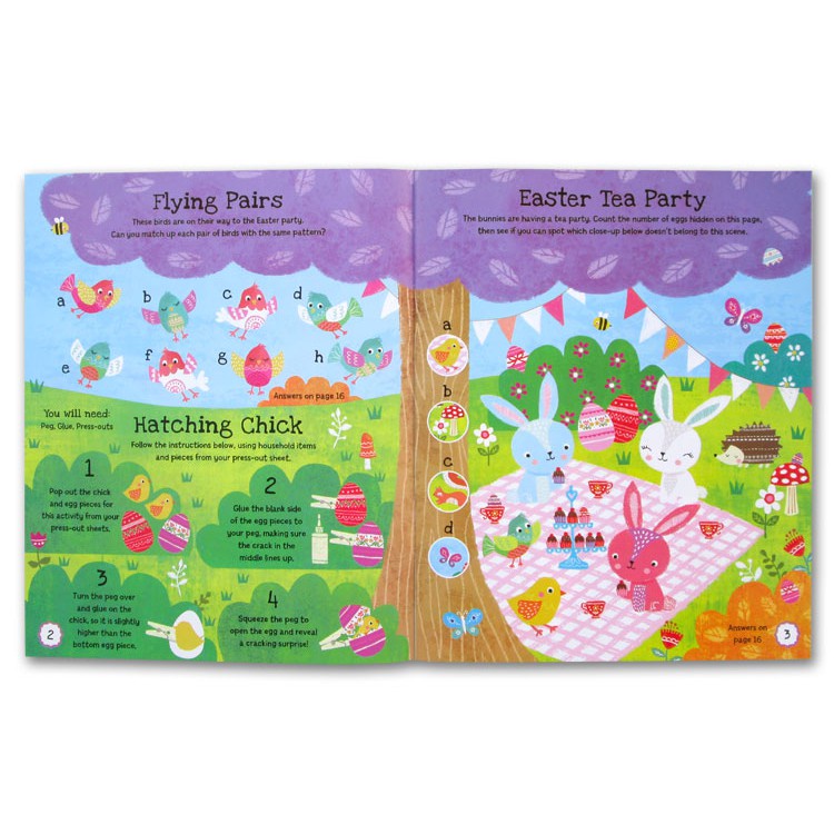 Easter Time Sticker Activity Book with over 200 stickers