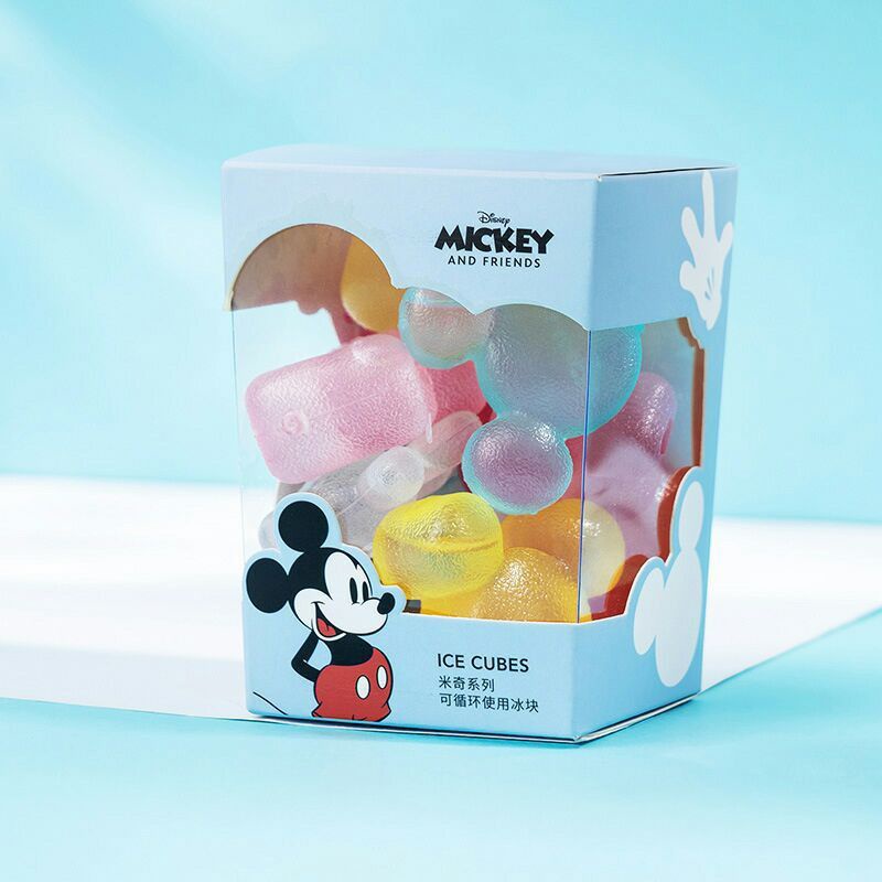 Miniso X Disney Mickey Mouse Reusable Ice Cubes Ice Block Es Batu 12pcs
