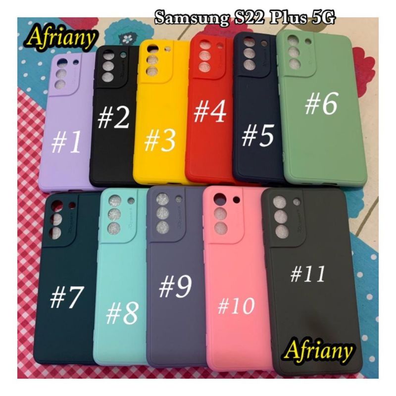 Samsung Galaxy S21 FE 5G S22 Plus 5G S22 Ultra 5G Casing Soft Case Silikon Candy Color Mychoice