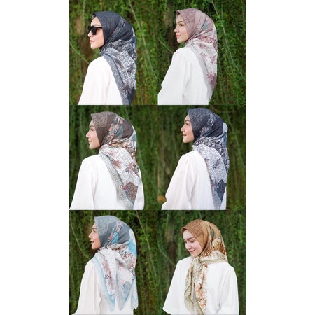 MOANA SCARF RADWAH NEW/ BARU PREMIUM SCARF MOANA RADWAH/ HIJAB SEGI EMPAT PRINTING RADWAH