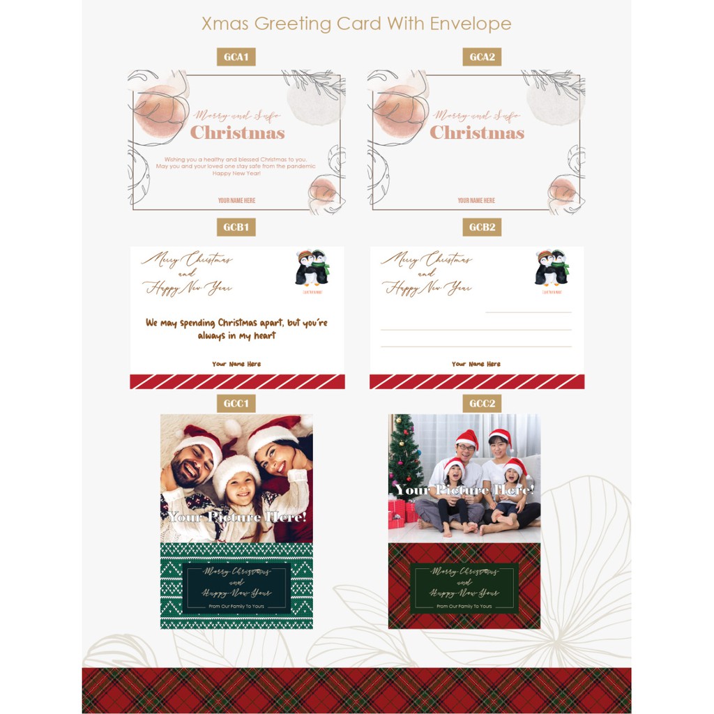 

Greeting Card Natal+ Amplop Free Custom Nama