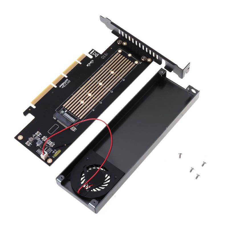 Btsg for M.2 NVME Adapter to PCIE3.0 GEN3 for M.3 Built-in Turbo Fan Untuk Ukuran 2230-22110 NVME GEN3 Untuk Mobil Ekspanding M.3