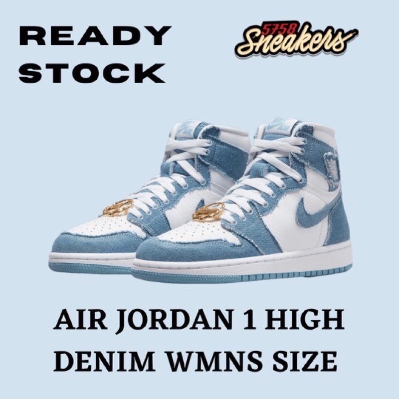 Air Jordan 1 High OG Denim Women