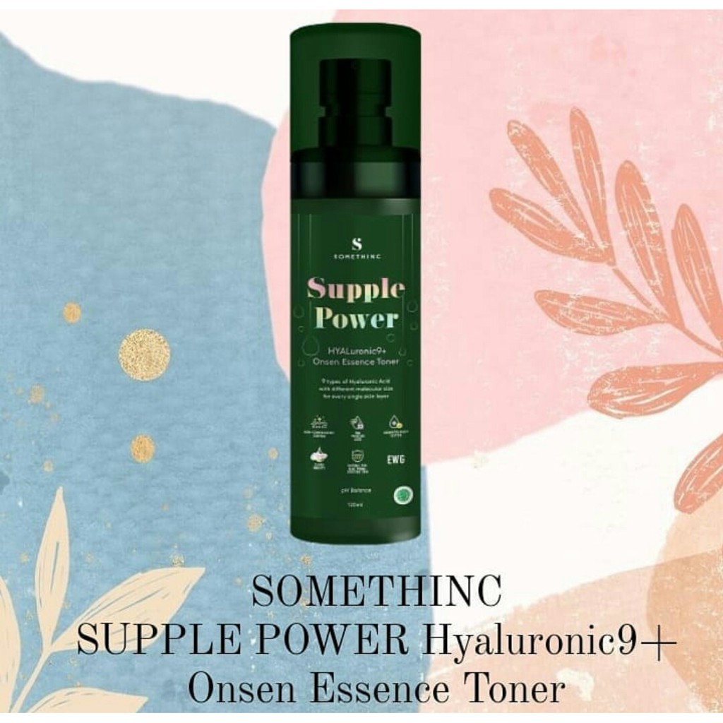 SOMETHINC Supple Power Hyaluronic9+ Onsen Essence Toner 120ml