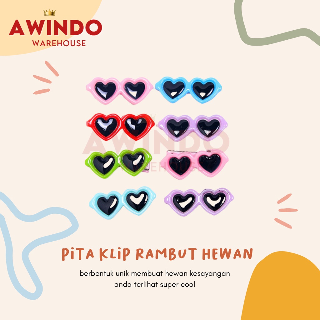 PITA JEPIT RAMBUT HEWAN - Jepitan Pita Rambut Anjing Kucing