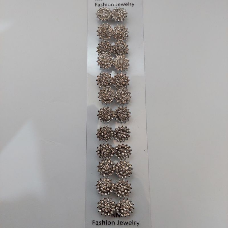 Bros Dagu Korea Kecil Full Mata Kecil Bros Dagu Murah Asesories hijab-Putih F