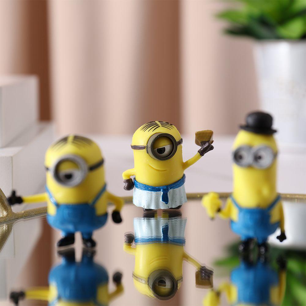Nanas 10pcs/set Minions Ornaments Kado 3D Home Decor Anak Gru Agnes