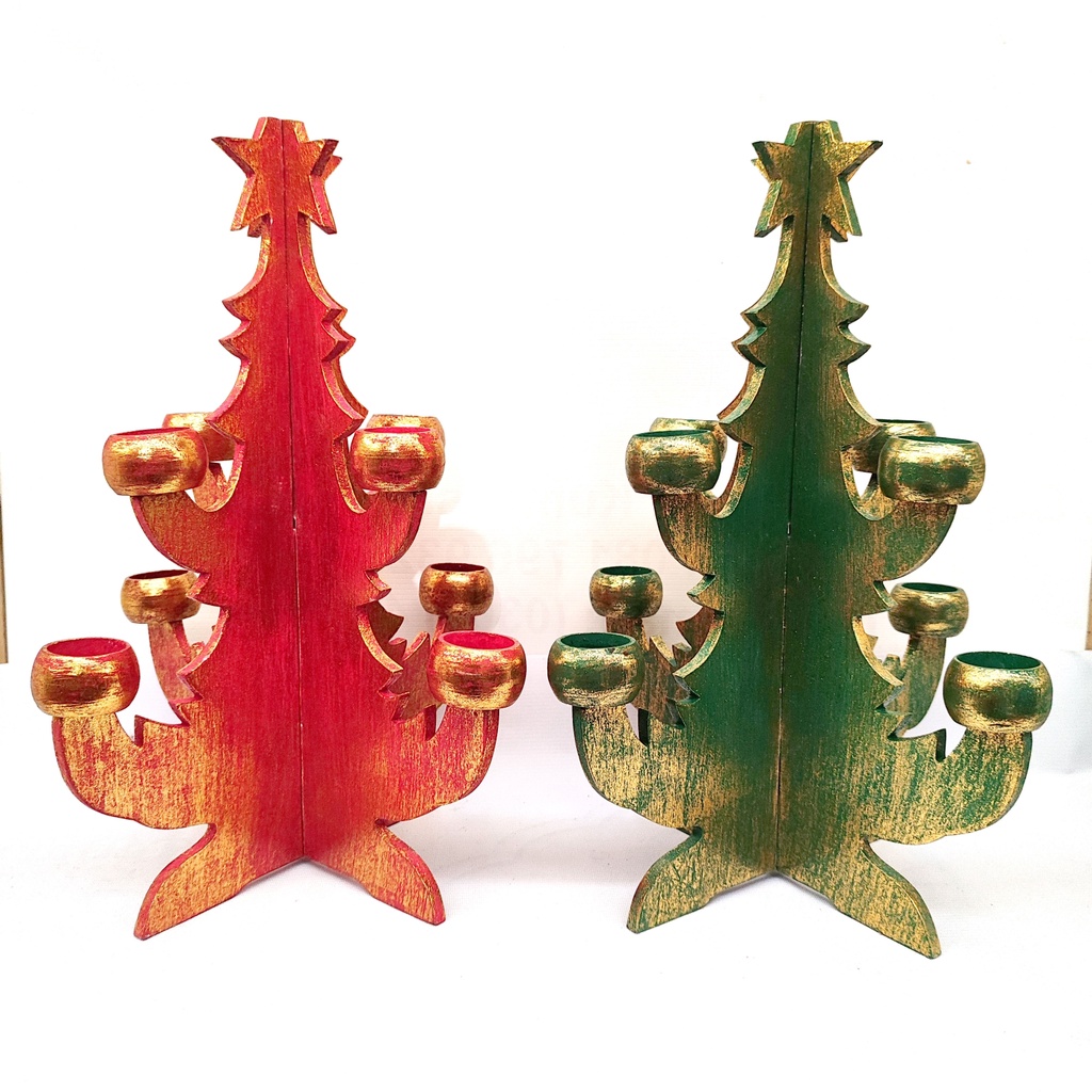 pohon natal/hiasan natal/dekorasi natal/christmas tree 50cm candle2