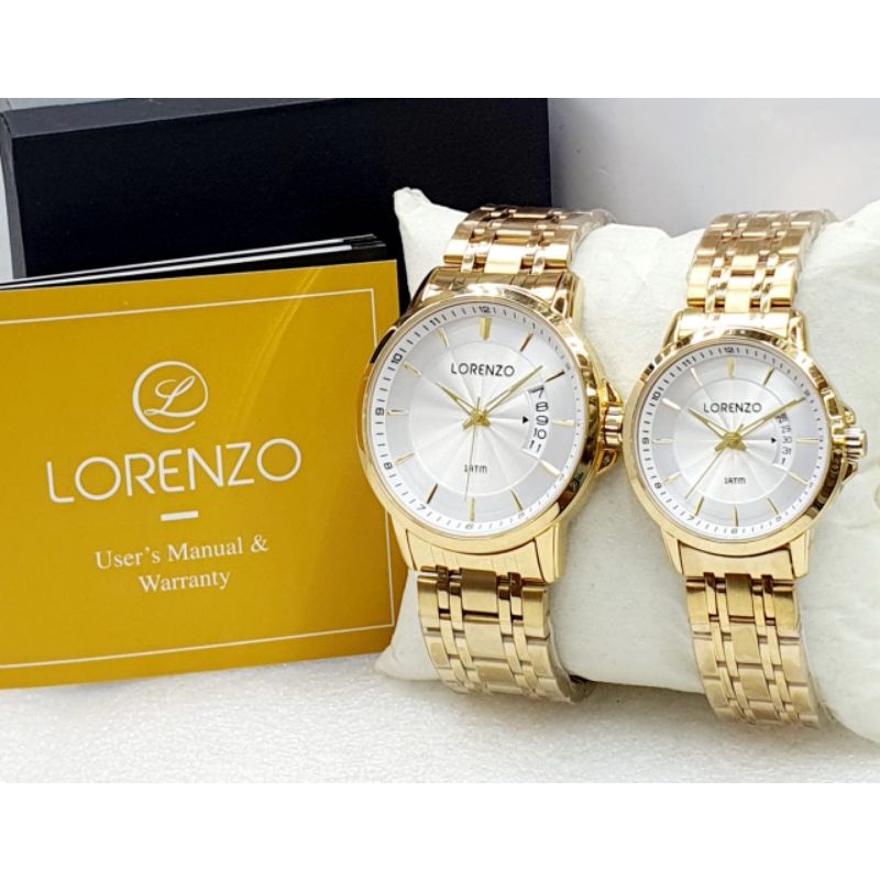 Jam Tangan Couple Lorenzo Original 5101 Garansi Resmi 1 Tahun