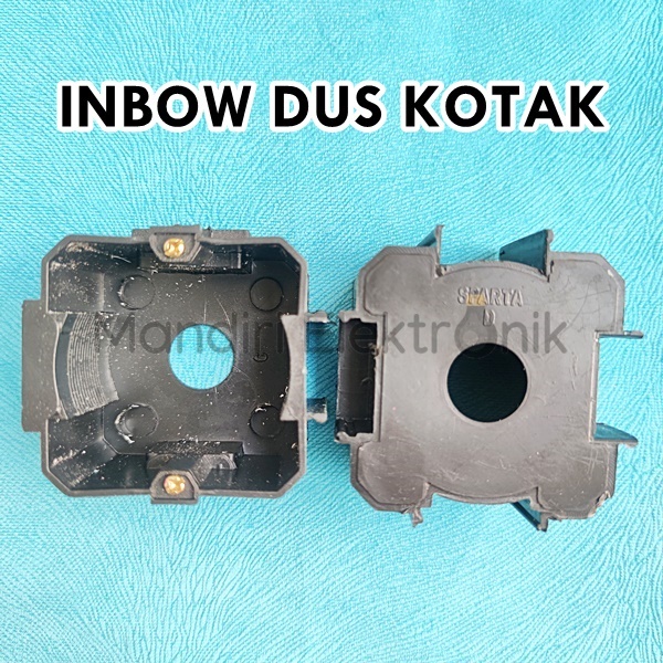 Inbow Dus IB Dus Inbow Box Hitam 1 Gang Persegi - Mangkok Saklar IB dos IBdus IBdos Inbo Doss Hitam 1 gang Kotak