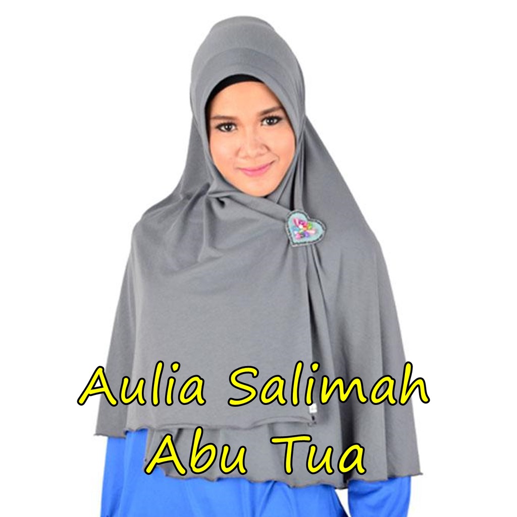 AULIA SALIMAH - Jilbab Instan Syari Kerudung Hijab Langsung Pakai Bergo Panjang