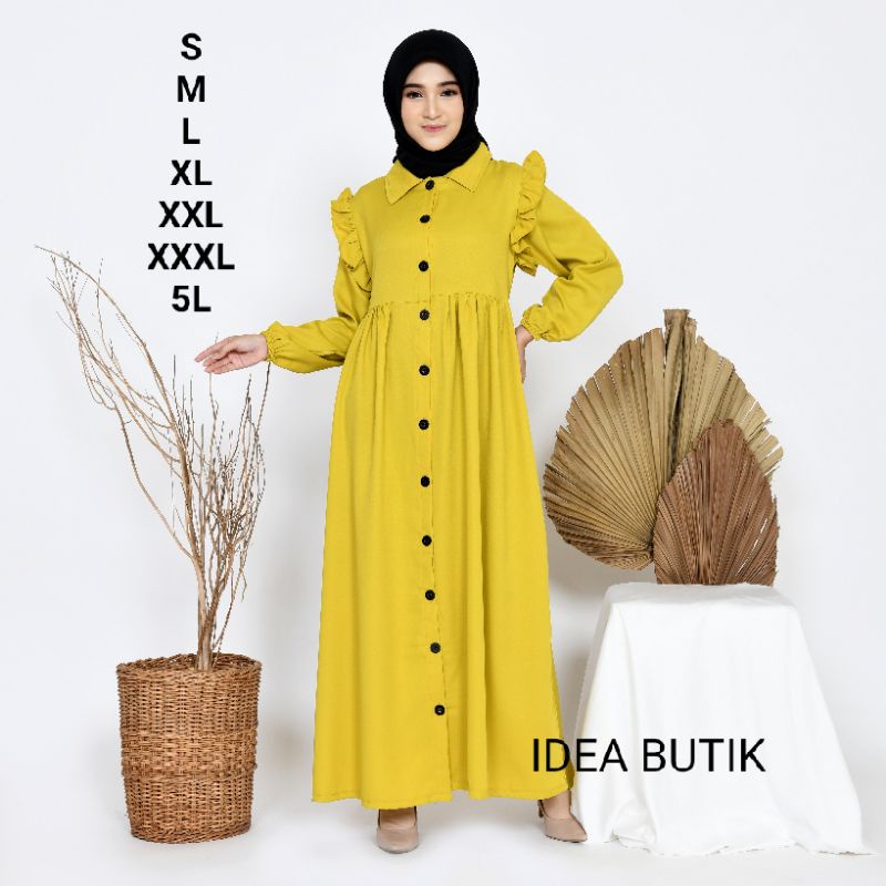 SAVIA DRESS_ GAMIS JUMBO DAN STANDAR UKURAN S M L XL XXL XXXL 5L-3