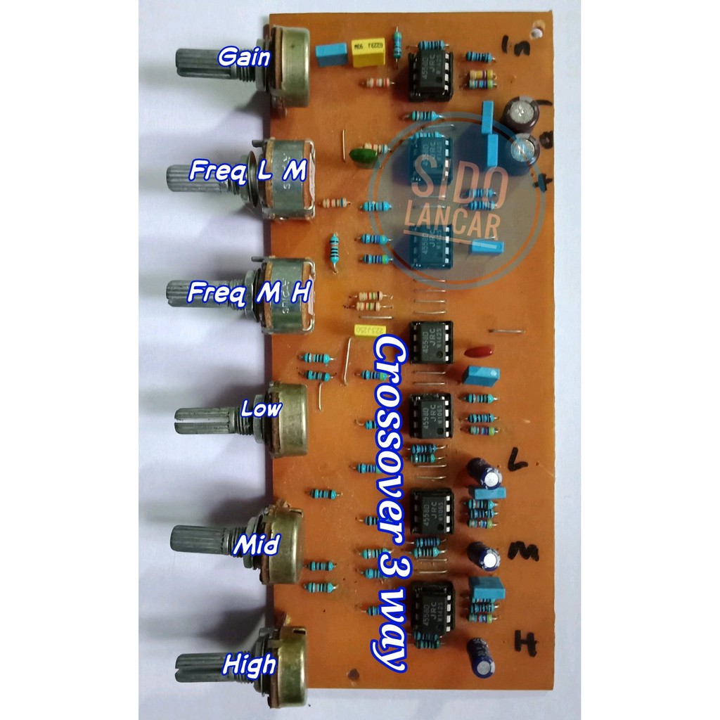 Crossover aktif 3 way Termurah