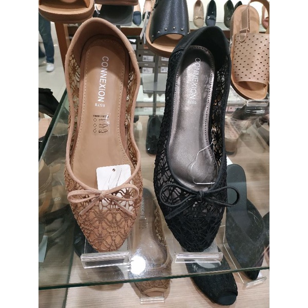 Connexion sepatu Flat brokat Branded Original Matahari