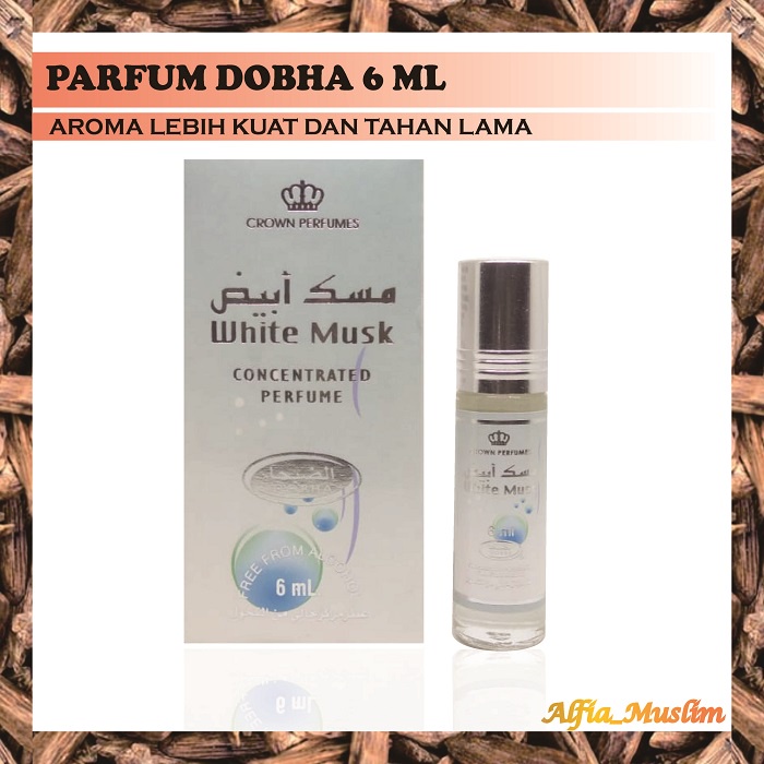 Parfum White Musk Non Al kohol Dobha 6 ML Roll On