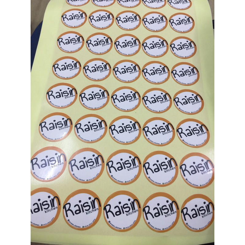 

Cetak Sticker Chromo +cutting Kertas A3+