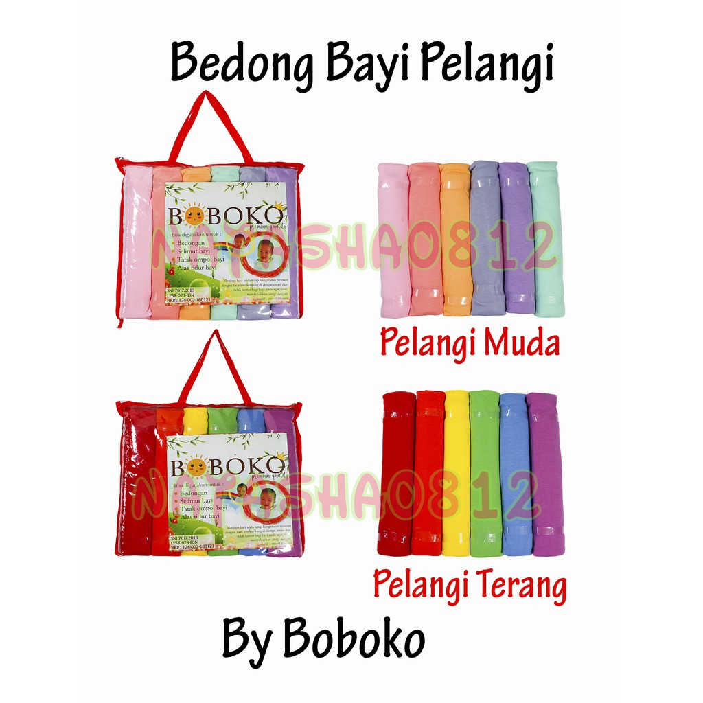 Boboko Bedong Bayi Pelangi