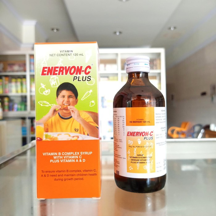 ENERVON C PLUS SIRUP 120 ML MULTIVITAMIN ANAK