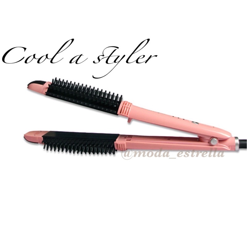 CATOK V BRUSH COOL STYLER/CATOK SISIR IMPORT/CATOK BRUSH IRON MULTIFUNGSI/CATOK SISIR LURUS CURLY