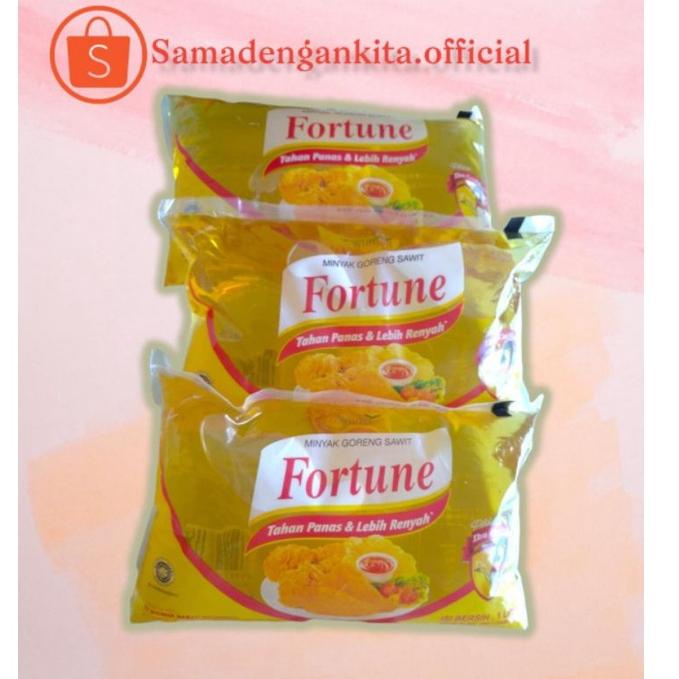 

➶ (Ecer Termurah) Minyak Goreng Fortune Bantal 1 Liter ㅿ