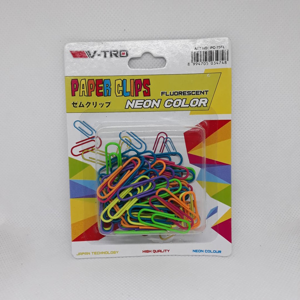

Paper Clip Warna Warni 1 PACK V-Tro