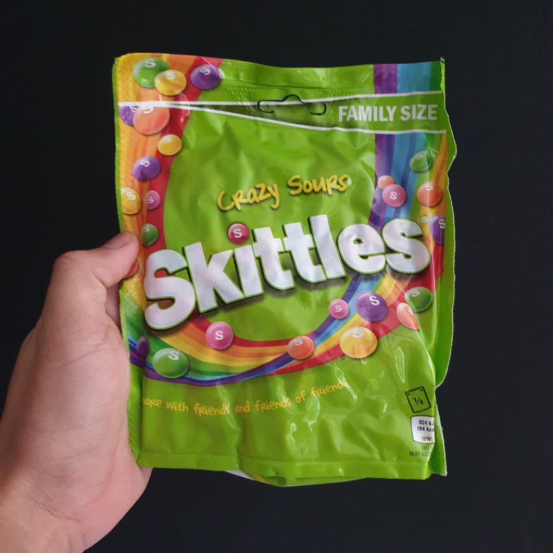 

Importir Snack skittle family size asli import