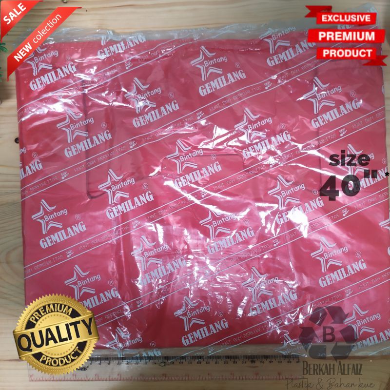 

Plastik Kantong ukuran 35 dan 40 warna Warni isi 20 lembar kuat dan berkualitas