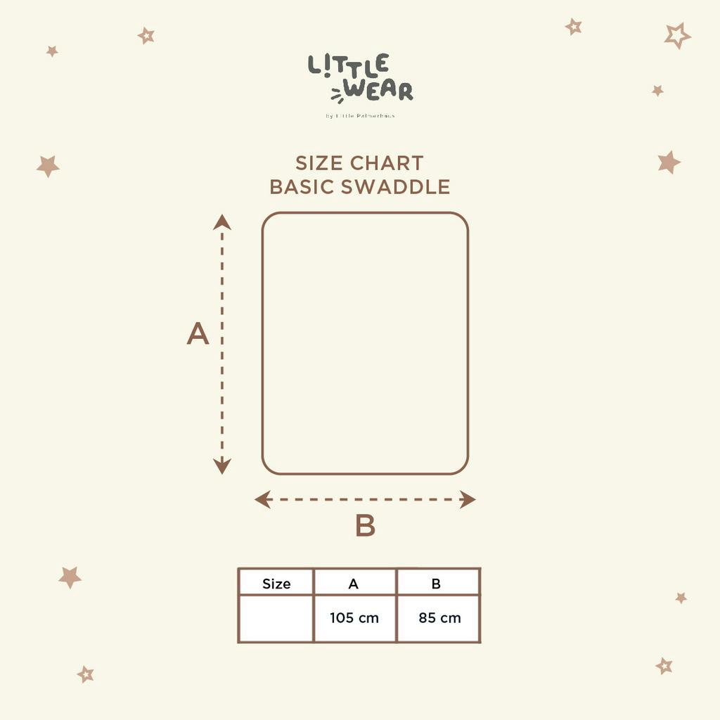 Little Palmerhaus - Little Wear Basic Swaddle (Retro Series)