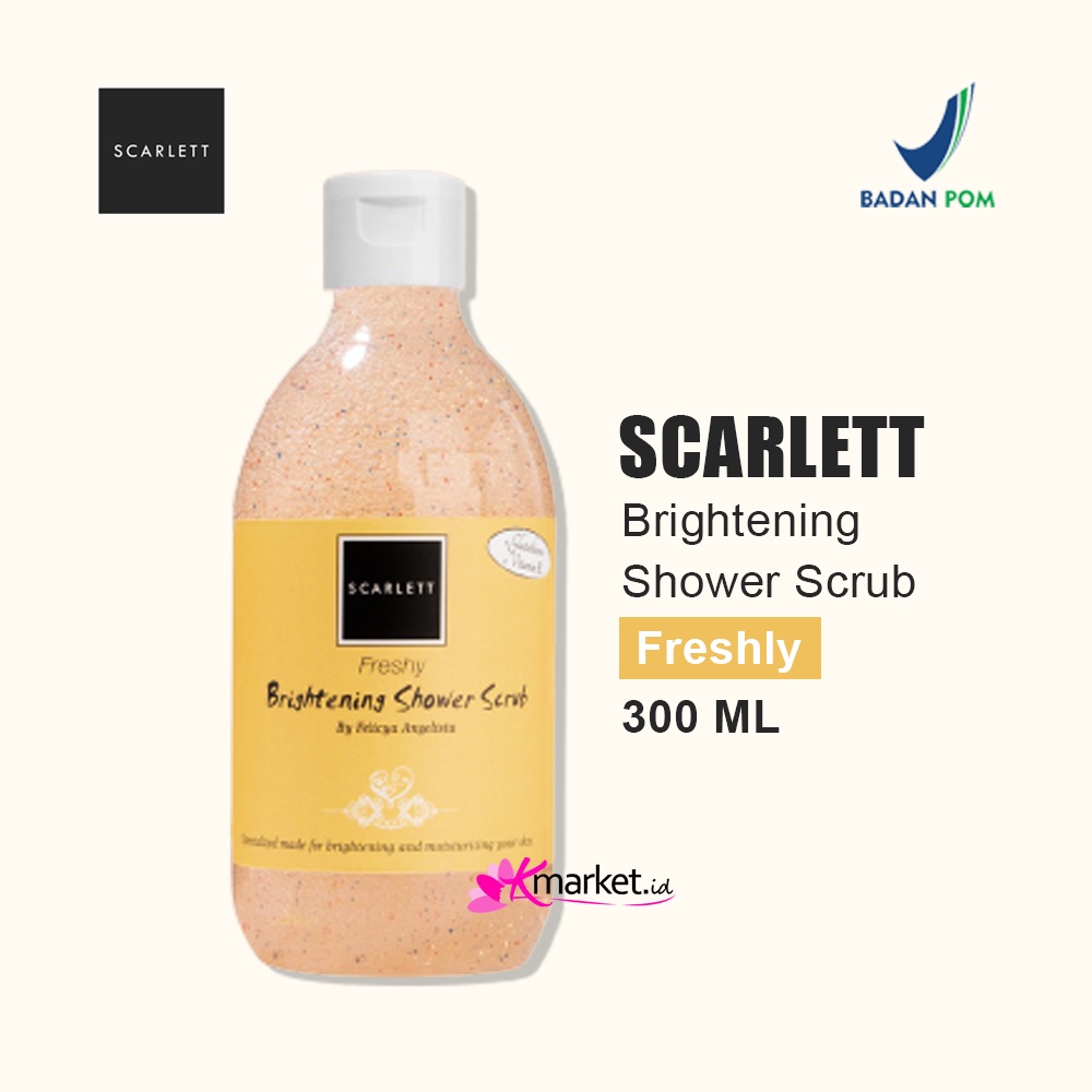 SCARLETT Whitening Shower Scrub Jolly | Freshly | Charming 300 ML