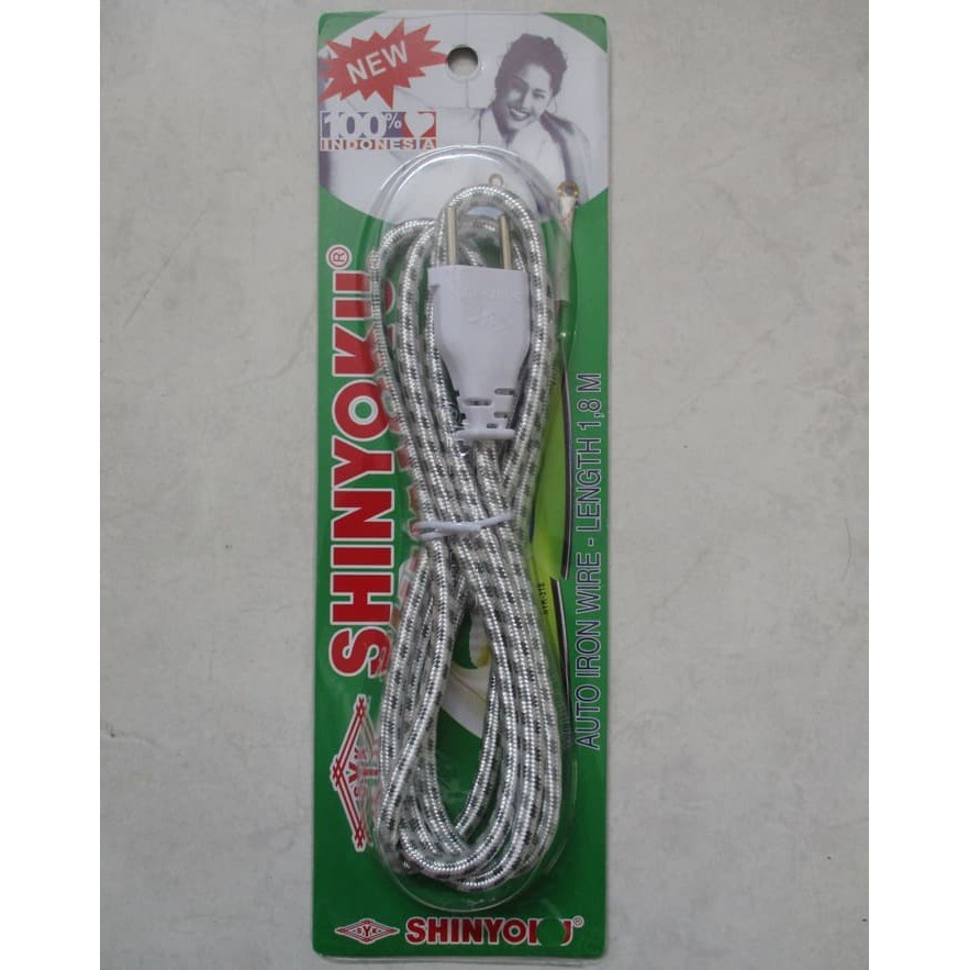 Kabel Seterika Setrika Gepeng Length 1,8 meter/Auto Iron Wire SHINYOKU Kualitas OK