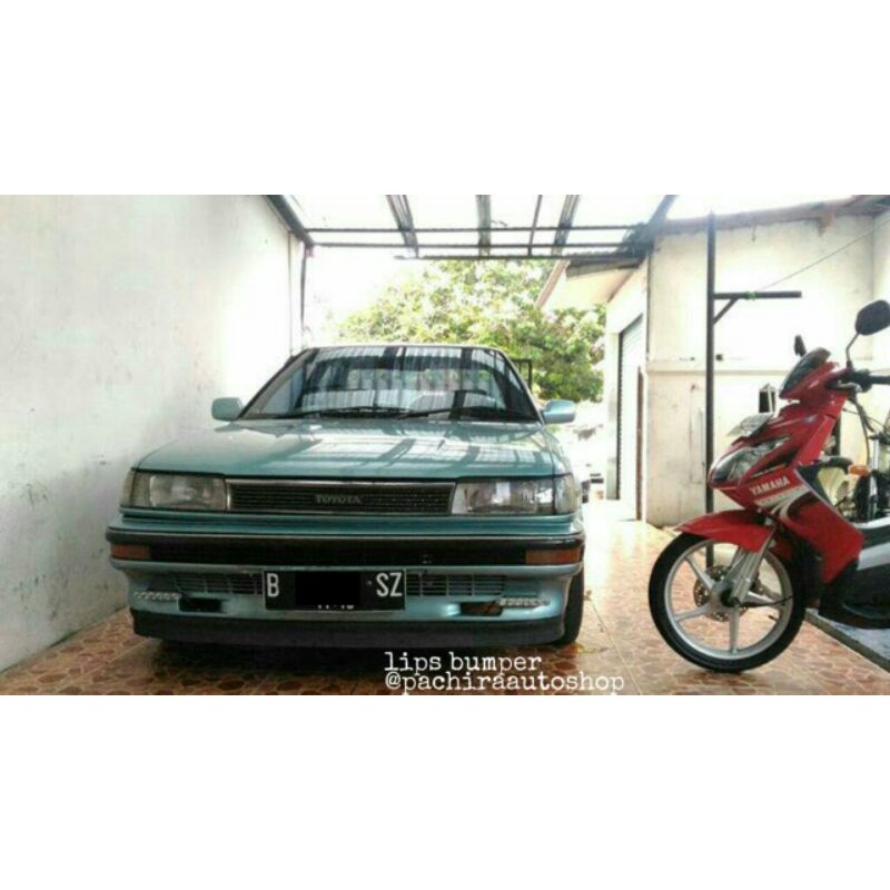 Lips Bumper Lips Bemper Toyota Twincam 10cm 7cm 5cm bentuk L bahan karet