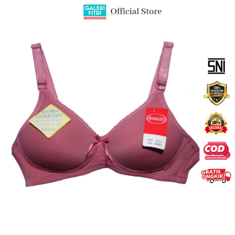 Bra Misslily 9850 - BH Misslily - Bra Misslily - Bra Tanpa Kawat - BH Tanpa Kawat - Bra Wanita Missl
