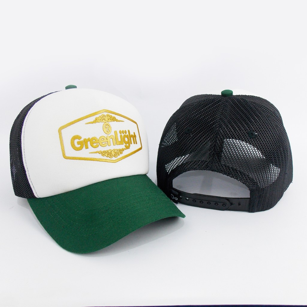 TOPI GREENLIGHT ORI 01- TOPI DISTRO GREENLIGHT - TRUCKER GREENLIGHT - SNAPBACK GREENLIGHT - GRLT