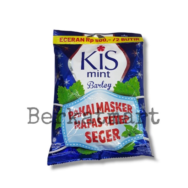 KISS CANDY MINT 1 BAG (ISI 50 PCS) - PERMEN KISS BERMACAM RASA BUAH  All Variant 125gr