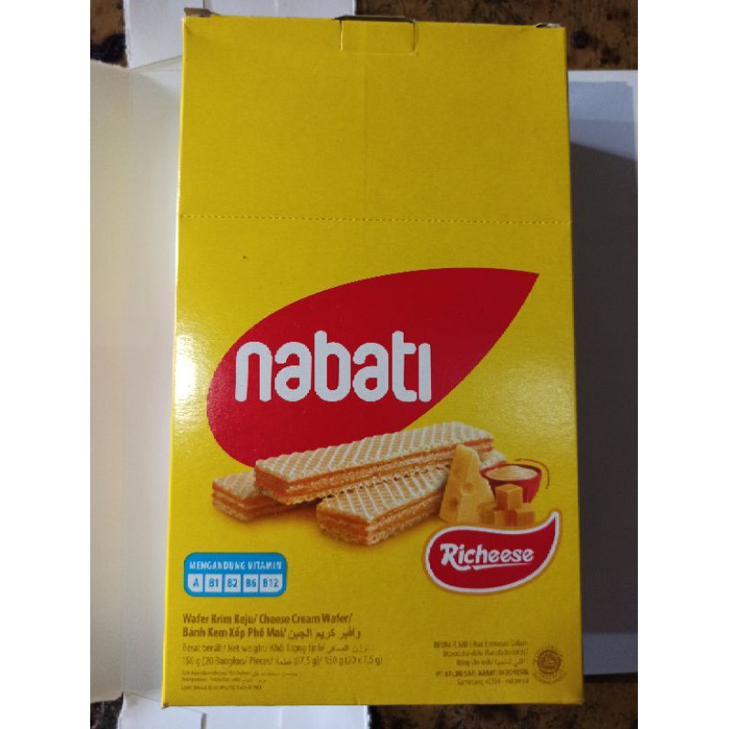 

Richeese Nabati Wafer Keju 1bos isi 20pcs