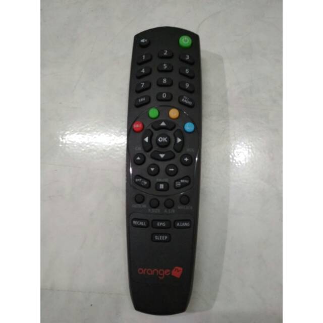 Remote orange tv hitam