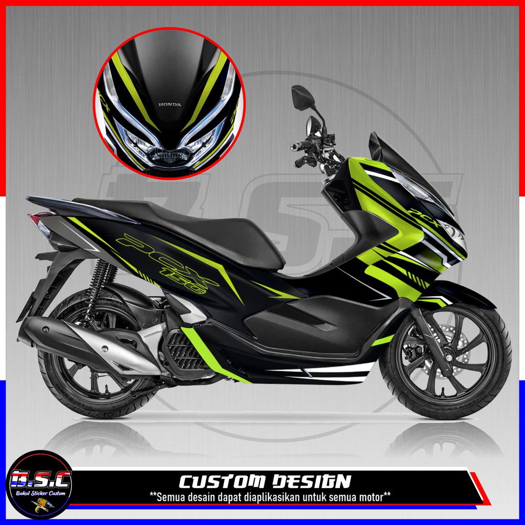 Decal Sticker FULL BODY PCX Motif Racing STABILO
