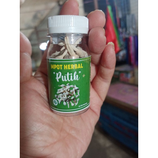 mpot putih isi 50-60 potong utuh original