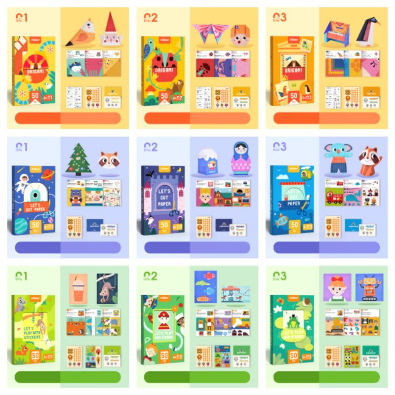 

mideer activity cut paper / origami / sticker