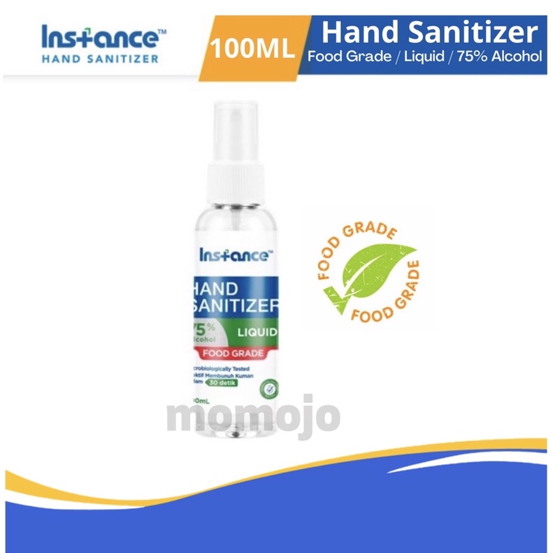 INSTANCE FOOD GRADE HAND SANITIZER 60ML | 100ML