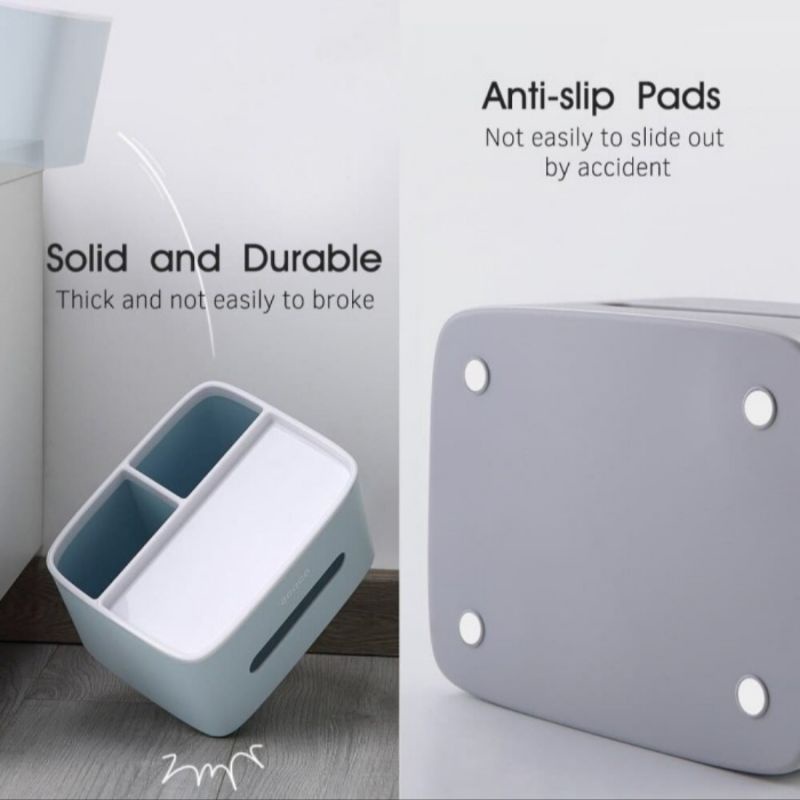 ECOCO Desktop Tissue Box - Kotak Tempat tissue meja office desk tisu organizer