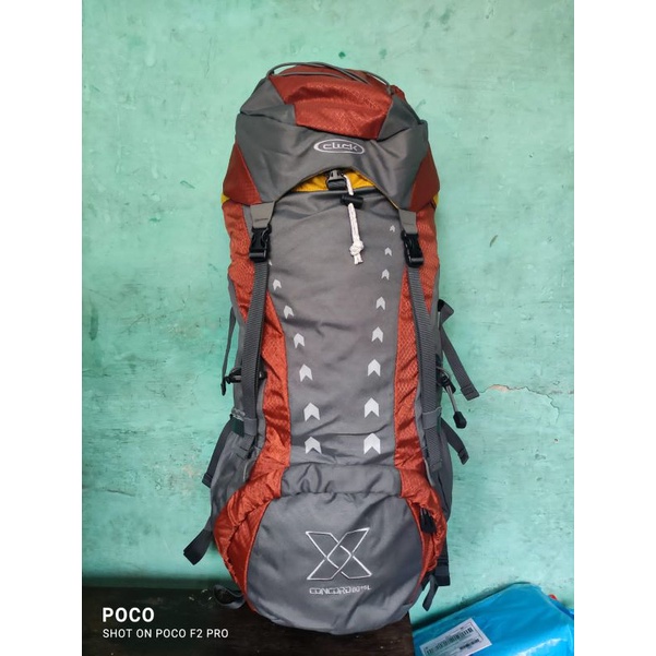 Tas Gunung H-Ride # Tas Gunung TNf 60 liter # Tas Gunung click 60 + 5 liter # Tas Ransel Hiking # Tas Ransel outdoor # Tas Gunung Carrier Busa tebel Pake prem