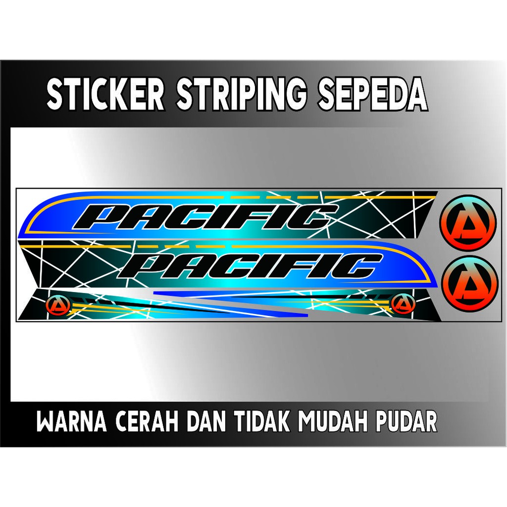 STIKER STRIPING VARIASI-SEPEDA LIPAT CUSTOM STRIPING NEW