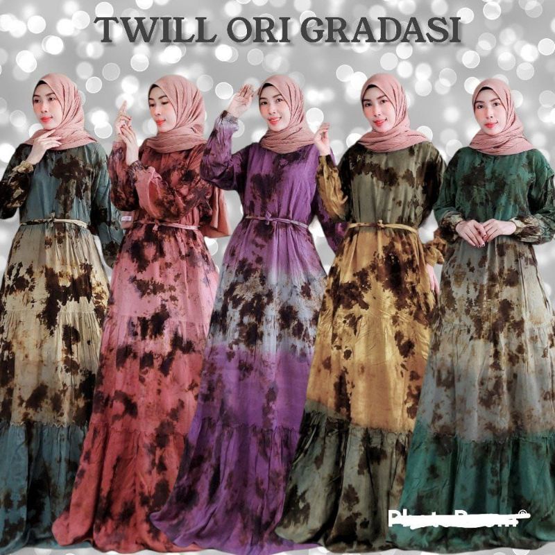 Gamis Twill Gradasi